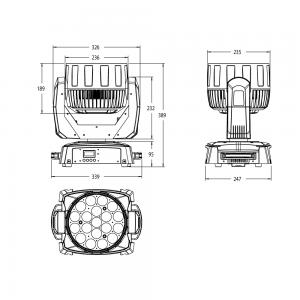 Изображение продукта INVOLIGHT LEDMH1915W  - 3